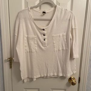 Free people Henley top